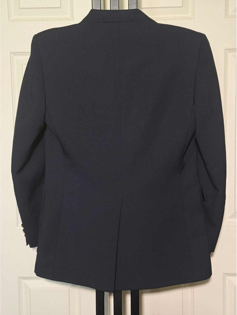 Levi's Action Suit Blazer 40R Navy Polyester 70s Vintage Sport Coat Menswear